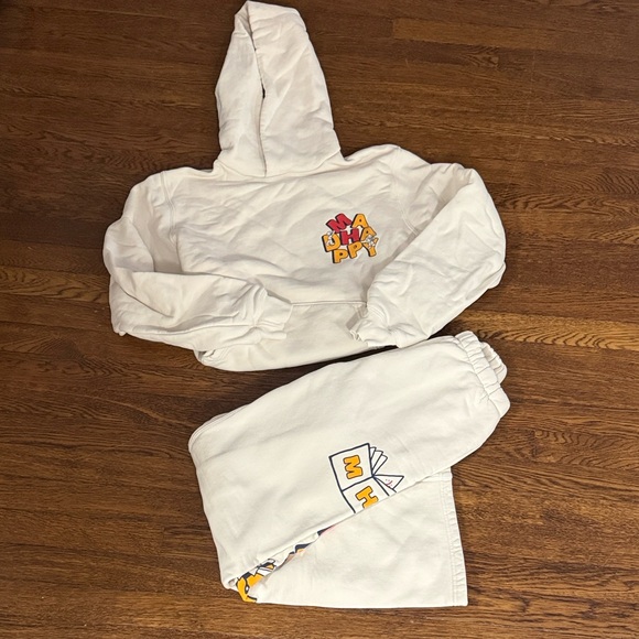 🌭Madhappy LIMITED EDITION Flare Unisex Fleece Sweatpants, Size Medium - Picture 13 of 14